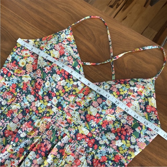 J Crew Lace-up back dress Liberty® Thorpe floral - 4 - Picture 8 of 10